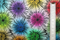Preview: Designer- Baumwollstoff Bloom multicolor (10 cm)